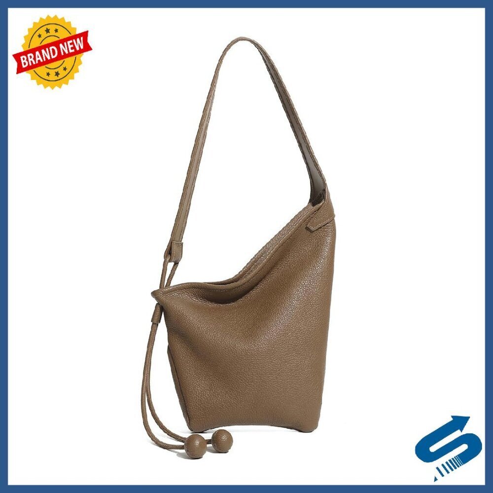 Genuine Leather Tote Bag Adjustable Strap Crossbody Purse Boho Style